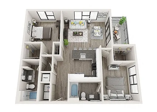 Floor plan B4