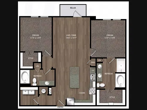 Floor plan B3
