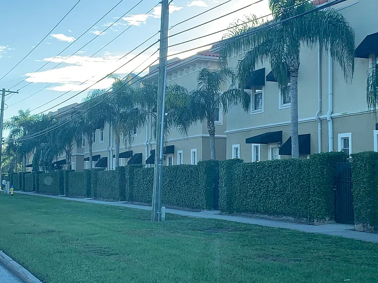 View of townhomes from Gandy