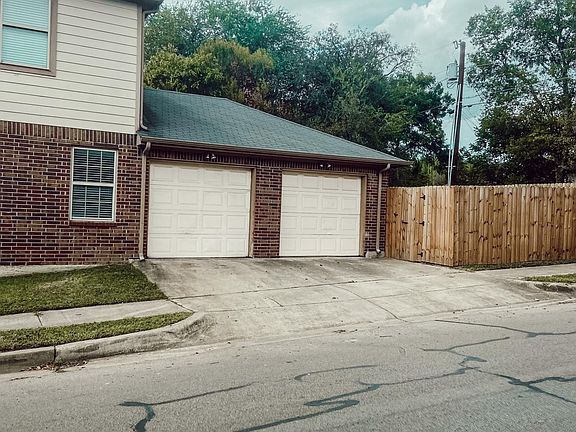Side garage entrance on the right