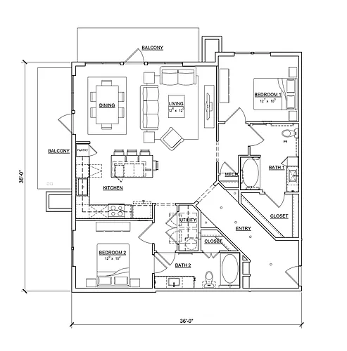 Floor plan Gardenia LW