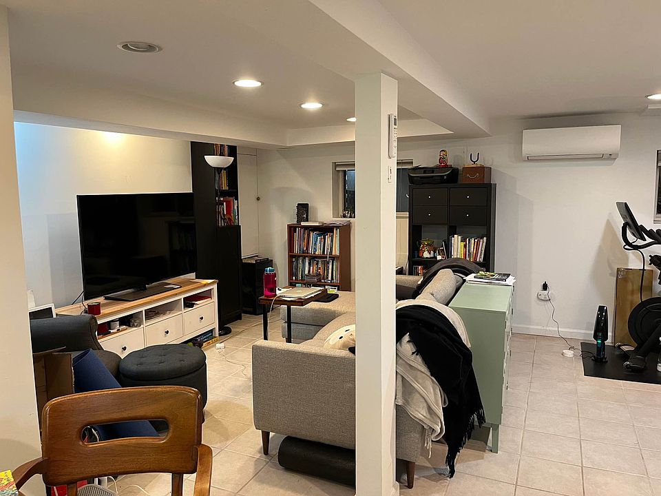 Previous Tenant's furnished living room