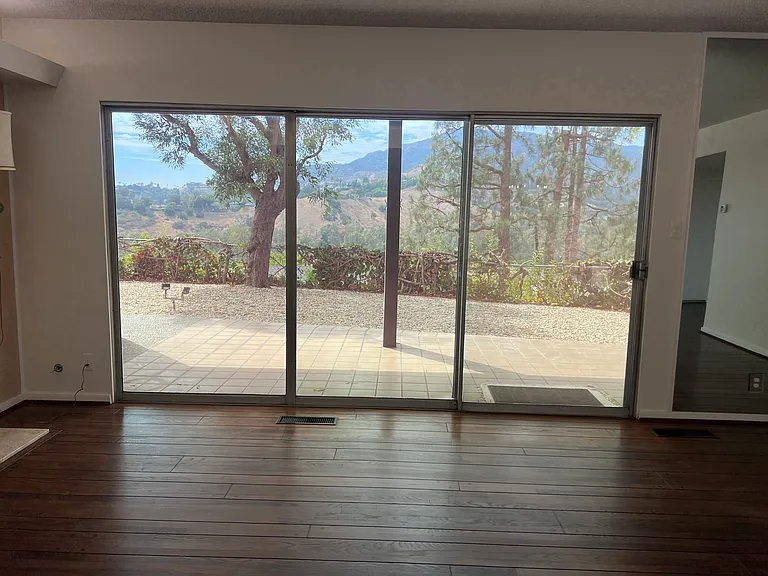 VIEW FROM DINING ROOM