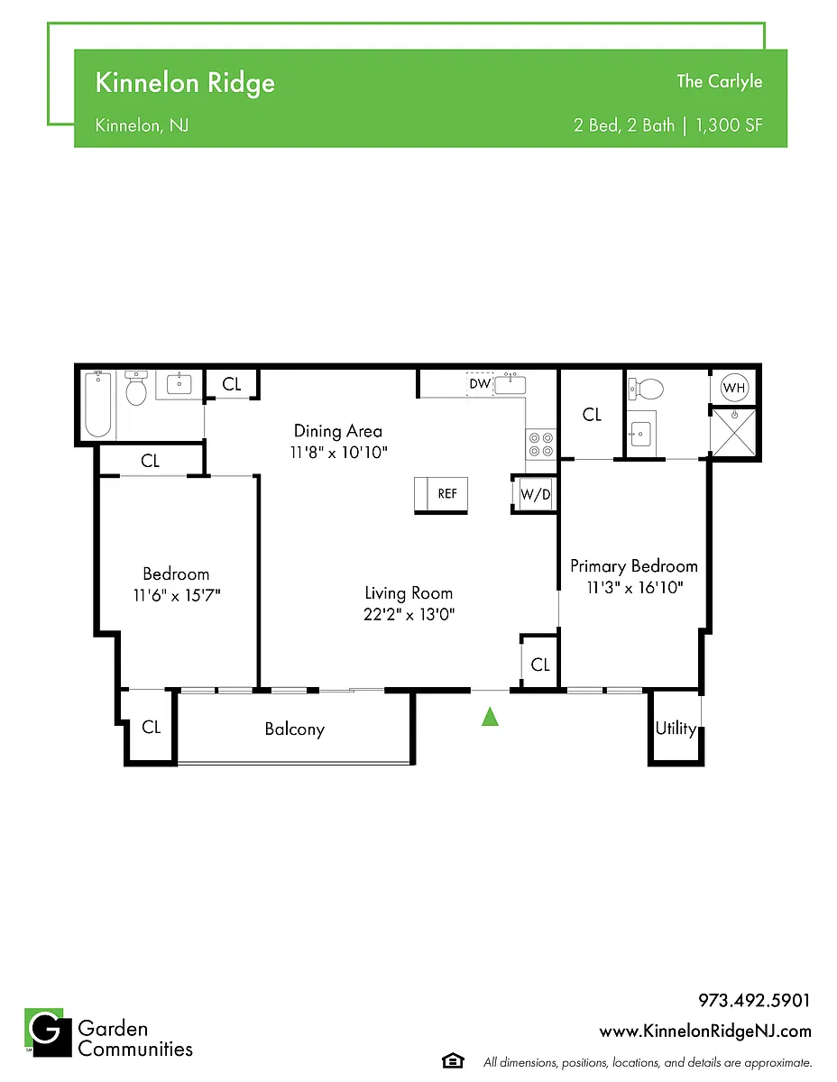 Floor plan $2.08/sq.ft. - The Carlyle