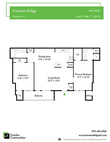 Floor plan $2.08/sq.ft. - The Carlyle