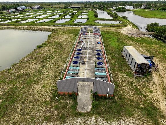 Grow house with cement holding tanks