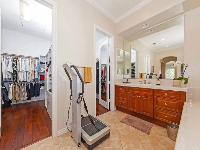 Master Bath and Walk-in Closet