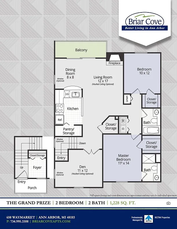 Floor plan Grand Prize