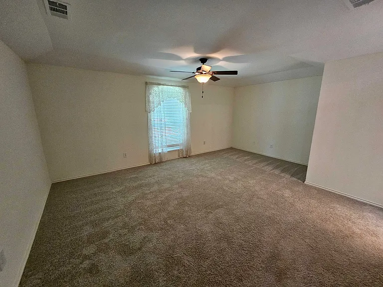 New carpet in master bedroom