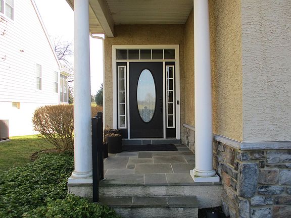 Inviting front porch
