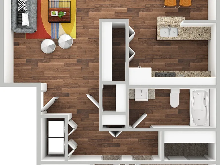 2 x 1 Floor Plan 2 x 1 Floor Plan