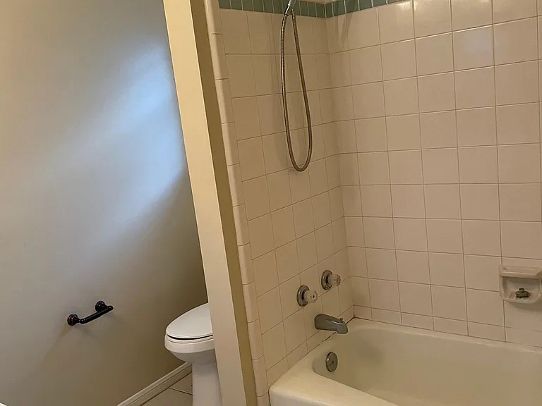 One bathroom
