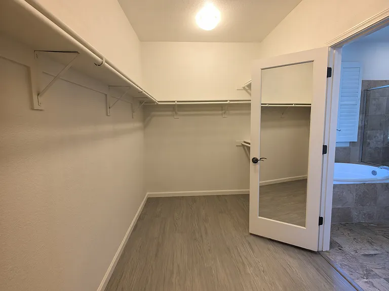 master suite walk-in closet
