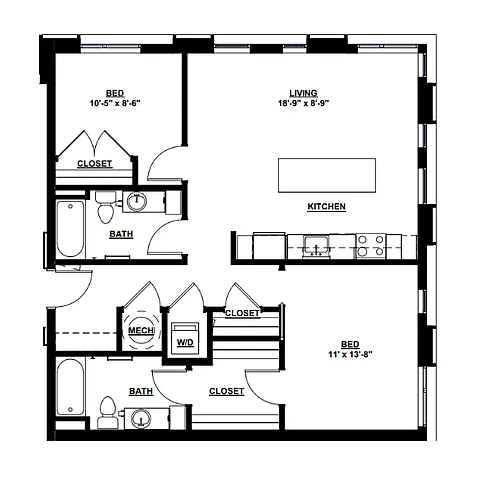 Floor plan Ochre