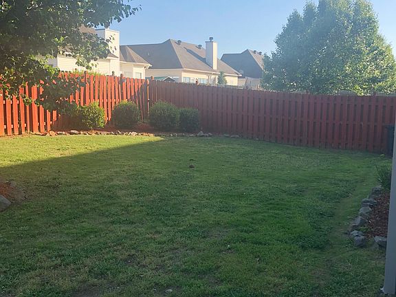 Nice flat fenced backyard 