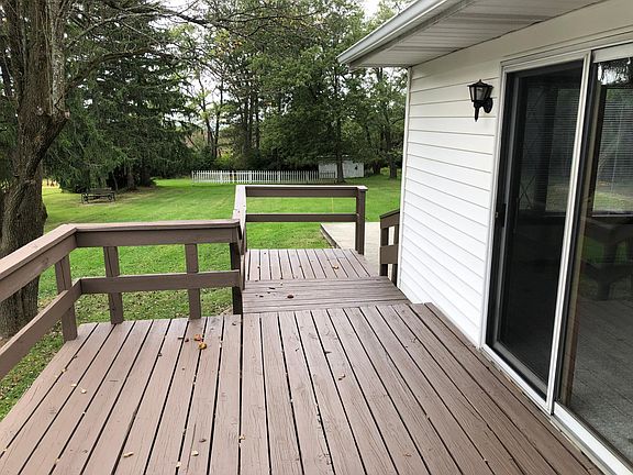 back deck off the bonus family room