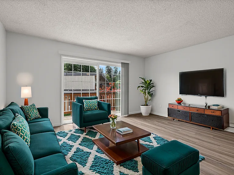Experience the blend of elegance and comfort in this chic living room.