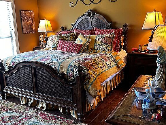 Master bedroom view of river