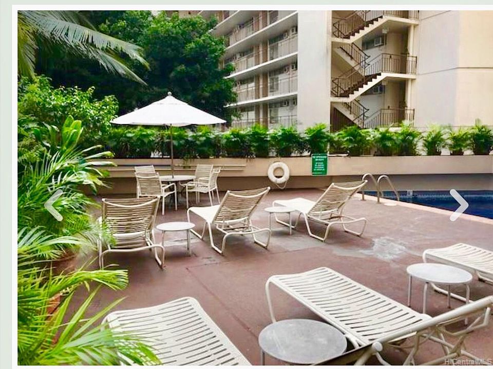 Beautiful patio area with pool