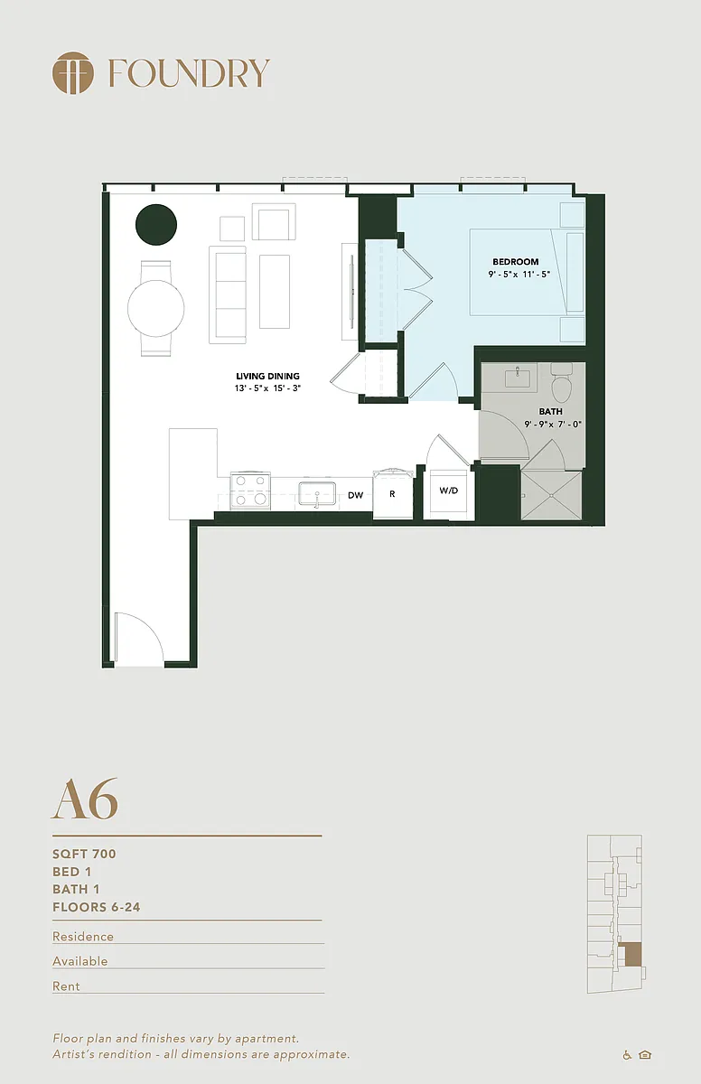 Floor plan A6