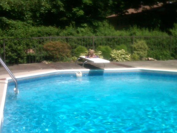 Inground heated pool