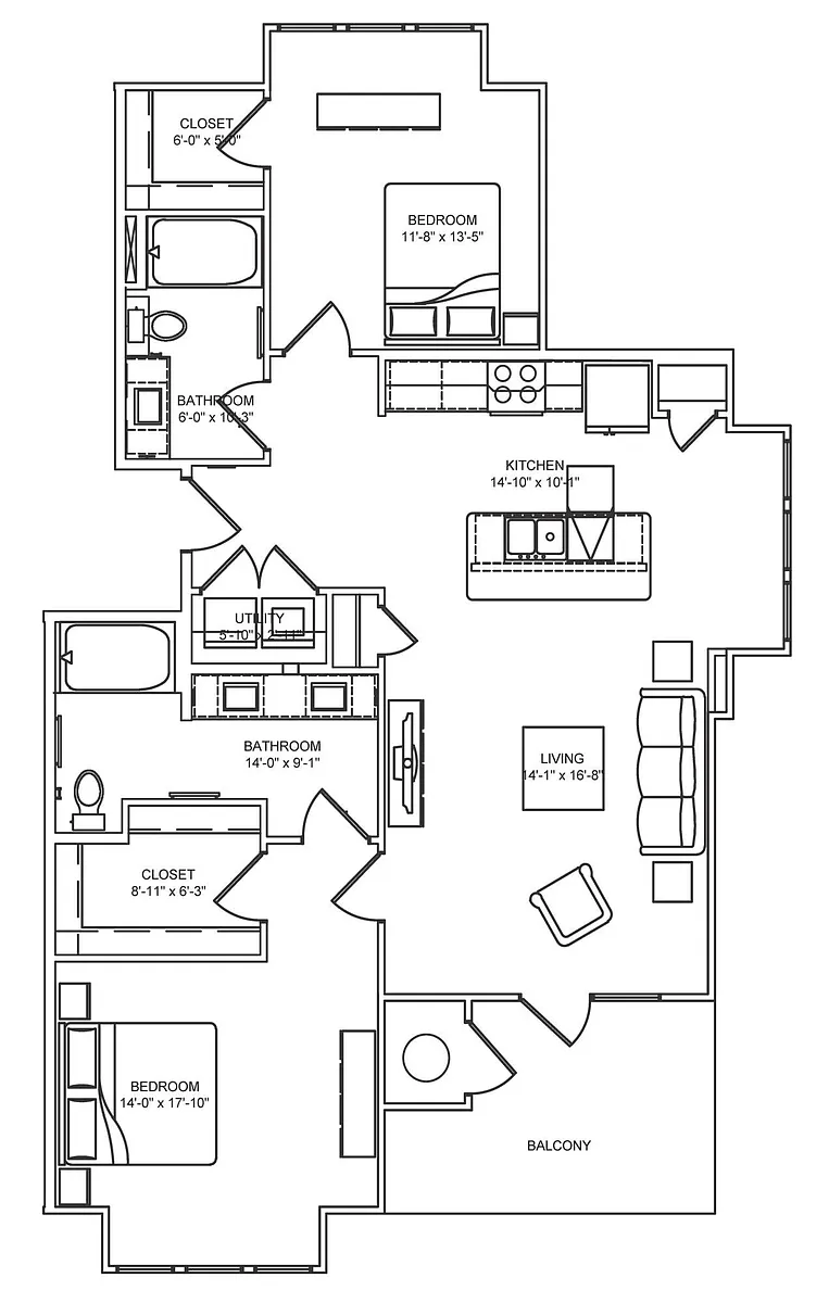 Floor plan B2a