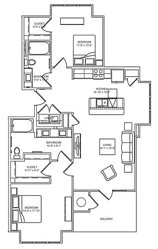 Floor plan B2a
