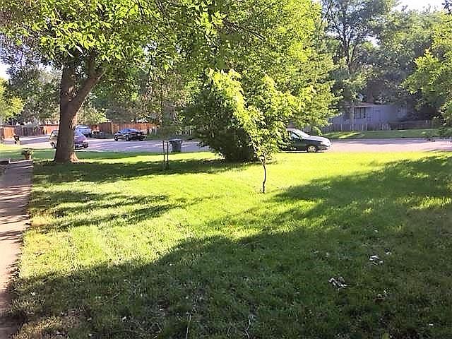 Large front yard
