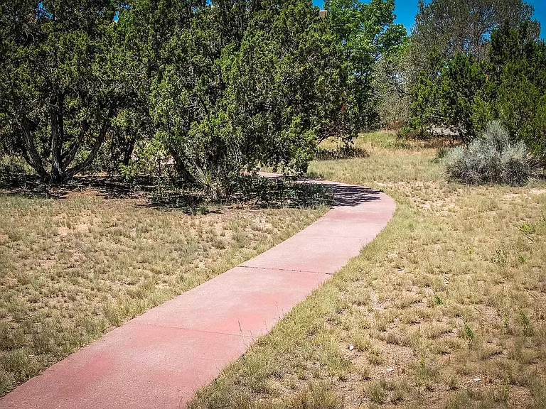 Walking paths on 13-acre gated property