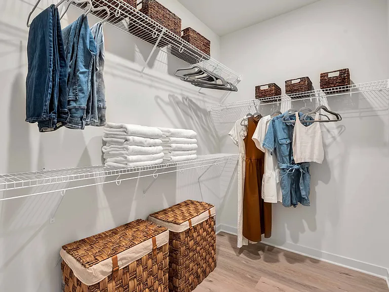 Generous Closet Space