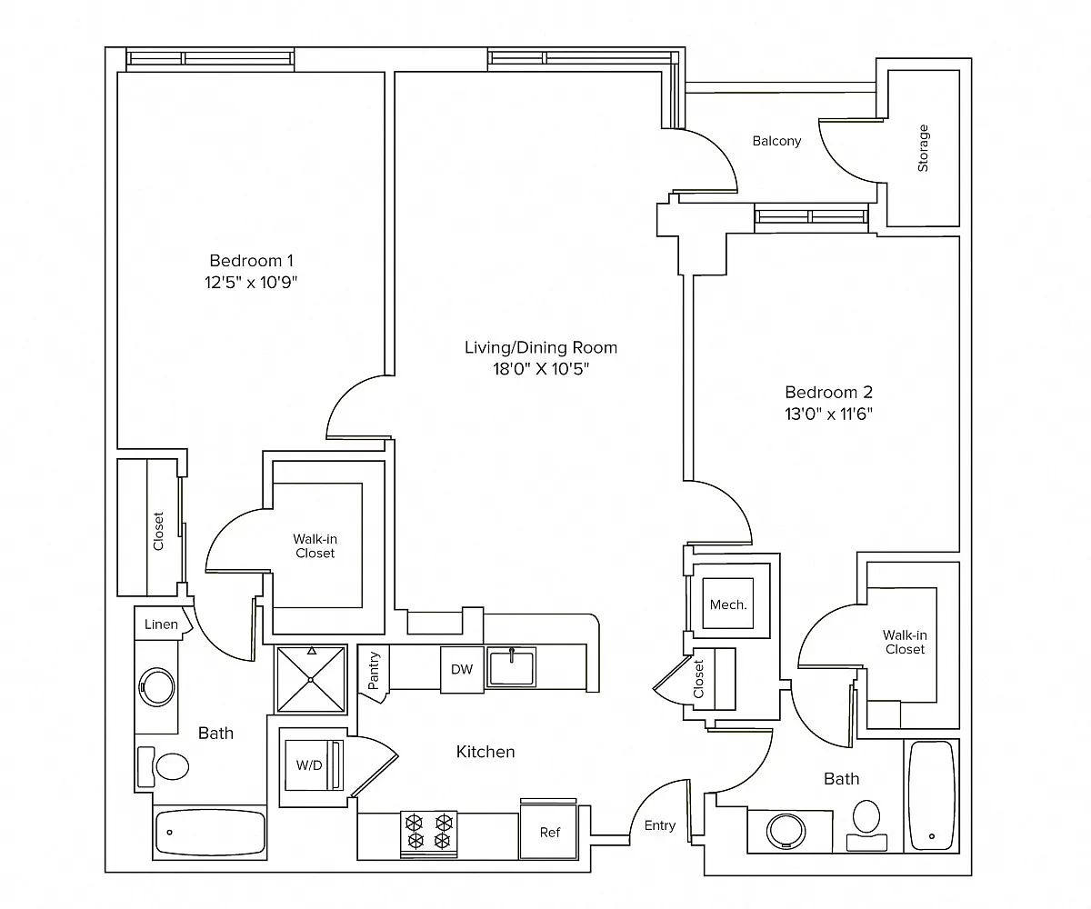 Floor plan B13