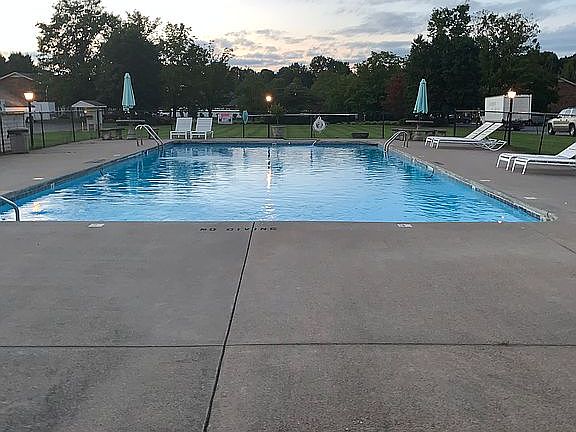 Pool-right across from this 