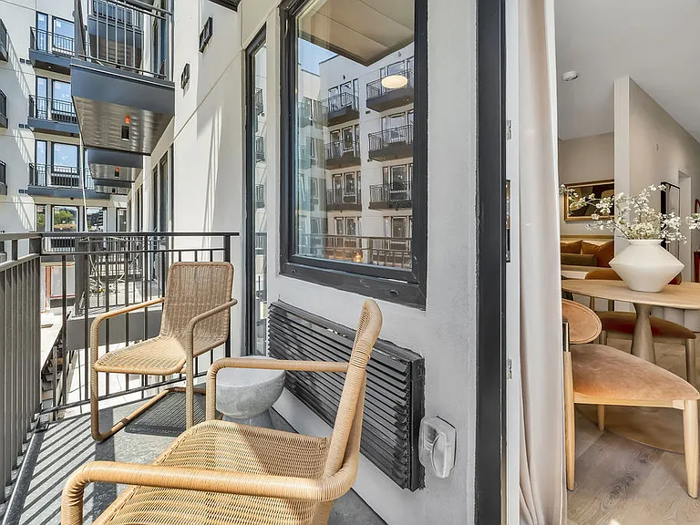 Balconies in select homes*