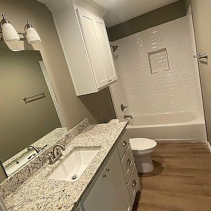 Hallway bathroom