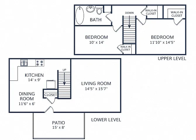 Floor plan The Goodwyn Townhome