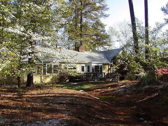 Backyard w/spring snow