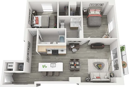 Floor plan Fountainebleau