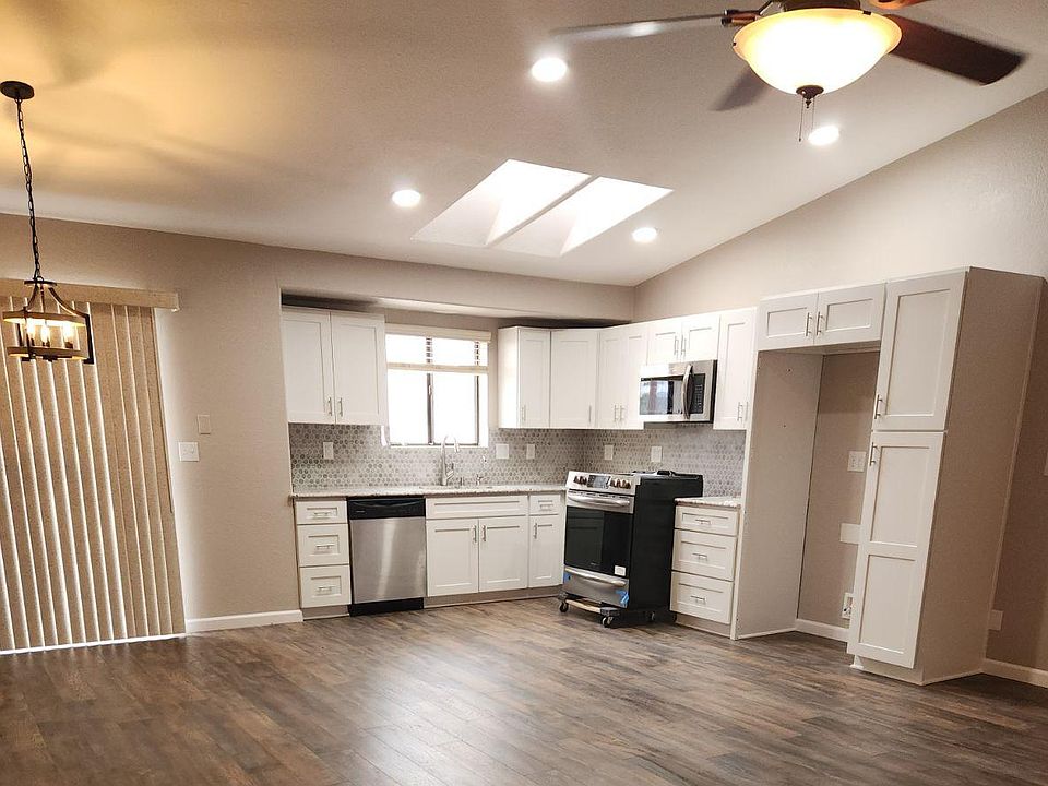 New kitchen with new gas appliances. Open concept new floors