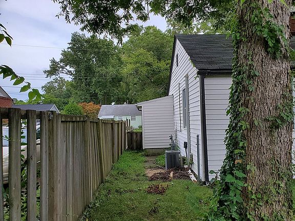 Back view of side house