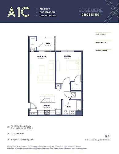Floor plan A1C