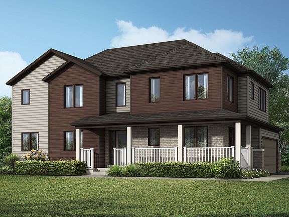 Modern Prairie Elevation Rendering