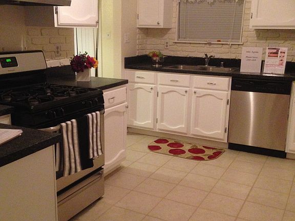 updated kitchen with stainless steel appliances