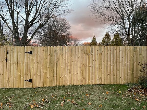 Privacy fence.