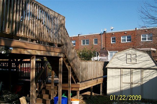 2 Tier Deck and Rear Shed