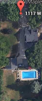 Overhead View of Property