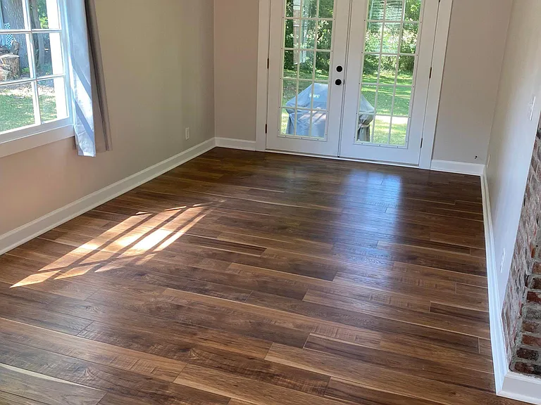 Family room with access to backyard