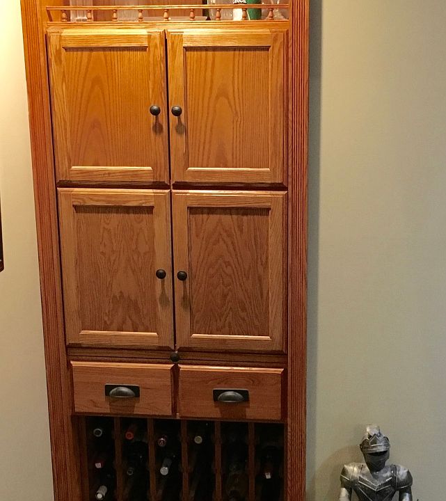 Wine rack & cabinet