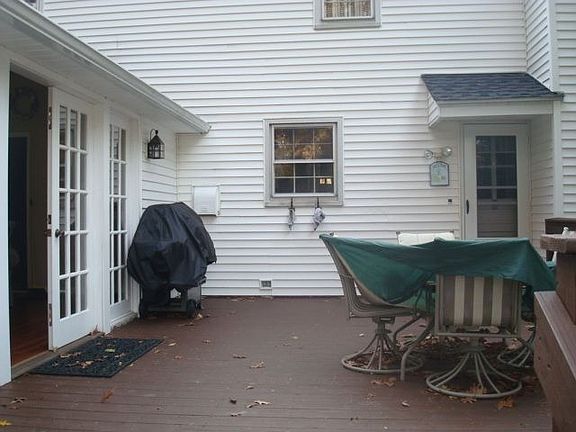 Back deck off of the Sun Room