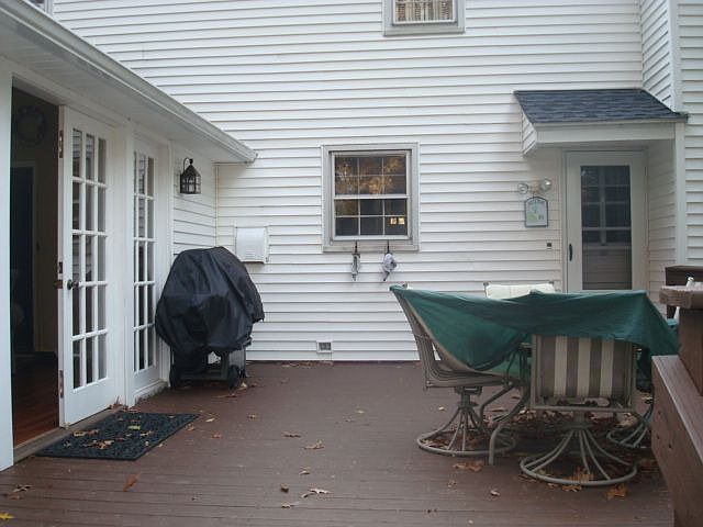 Back deck off of the Sun Room