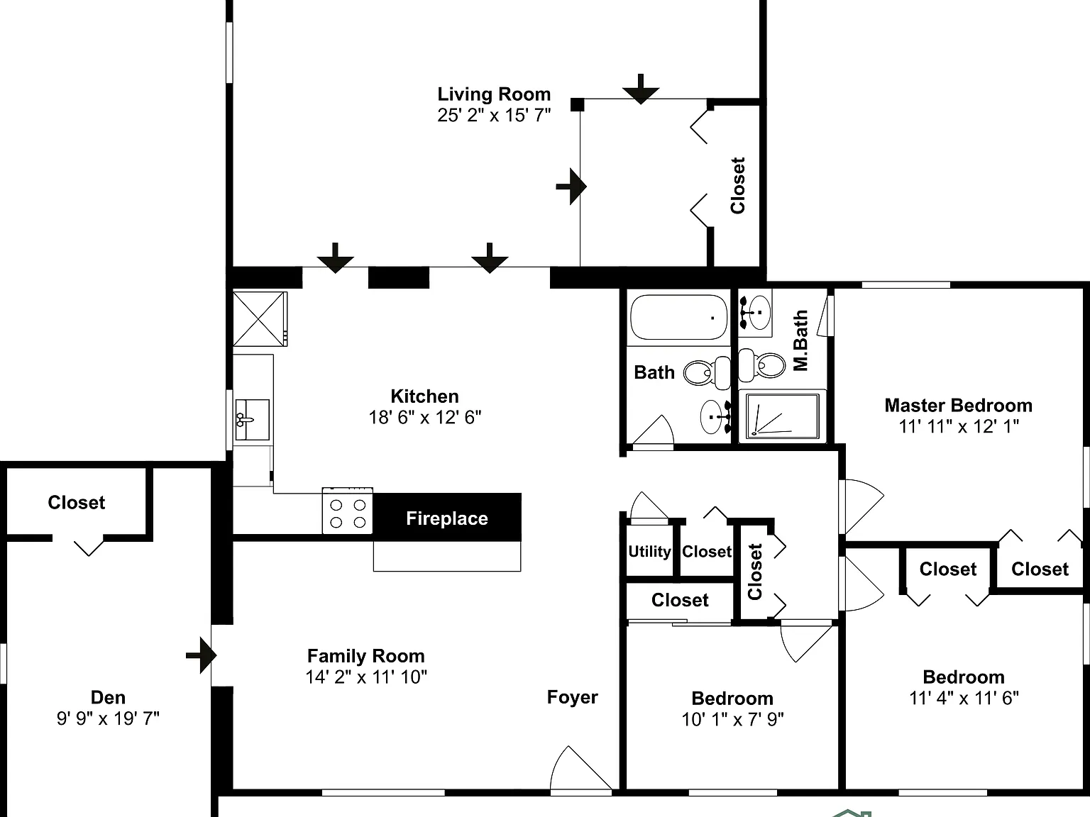 3 bed, 2.0 bath, 1270 sqft, $1,545 — Photo 1